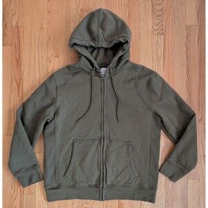 Flint & Tinder 10-Year Full Zip Hoodie Mens Size Large Green